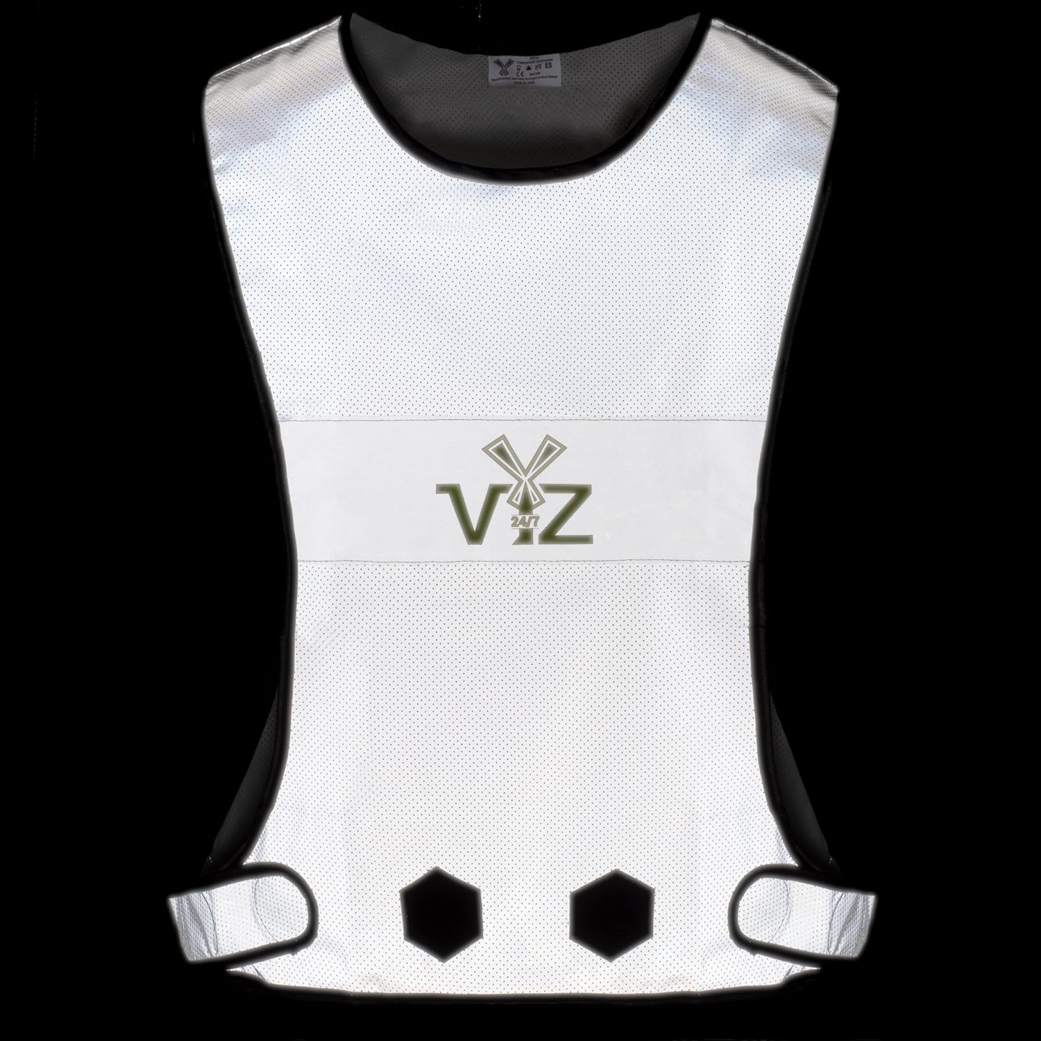 247 Viz Blaze - Reflective Vest 360 - Be Seen from All Angles While Running, Walking Jogging, Cycling, Horseback Ridding & on a Motorcycle, High Visibility with Full Reflective Surface Area : Clothing