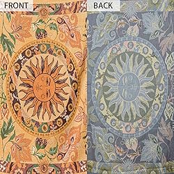 Shesyuki Boho Throw Blanket Reversible Cotton
