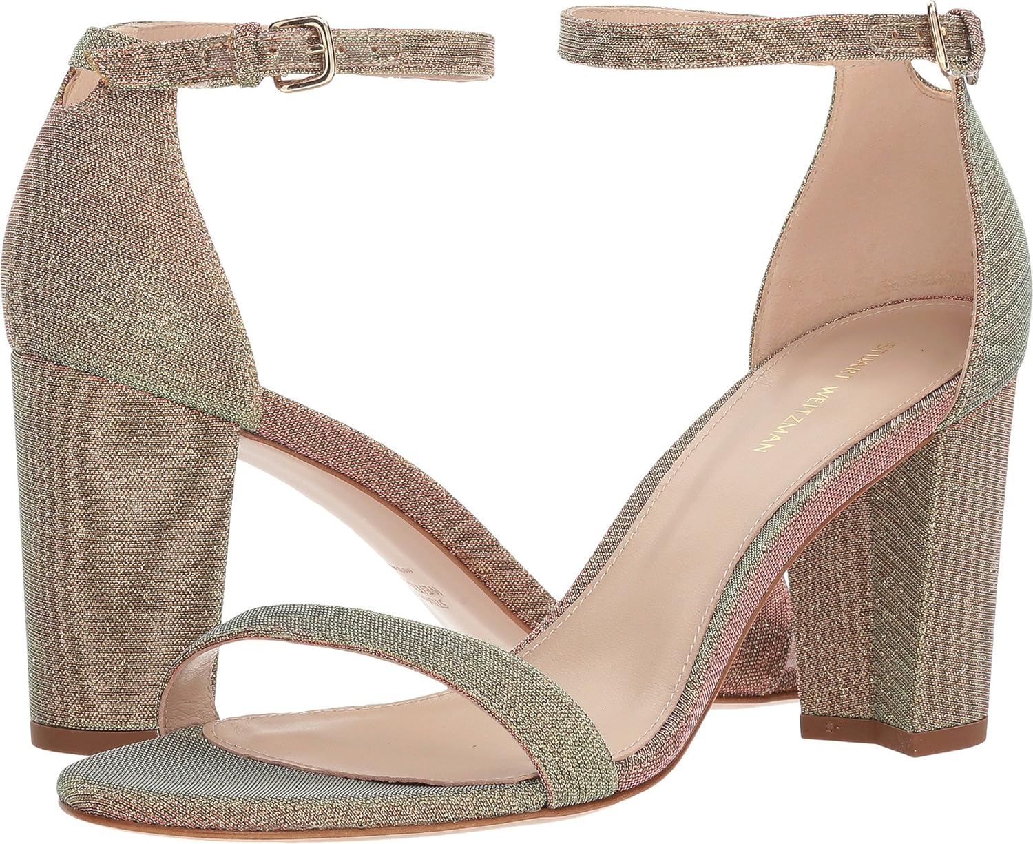 stuart weitzman nearly nude gold