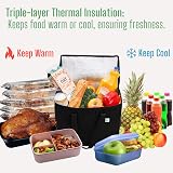 VenO 2Pcs Reusable Large Cooler Bags with Lid 40L Foldable Tote Black view 4