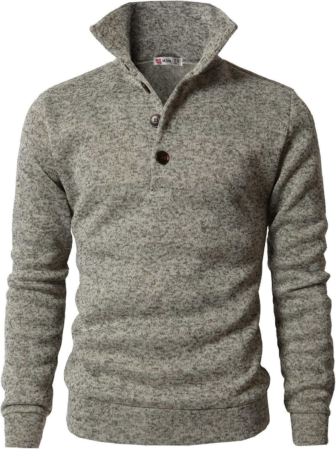 H2H Mens Casual Slim Fit Pullover Sweatshirts Knitted T-Shirts Thermal Napping Inside at  Men’s Clothing store