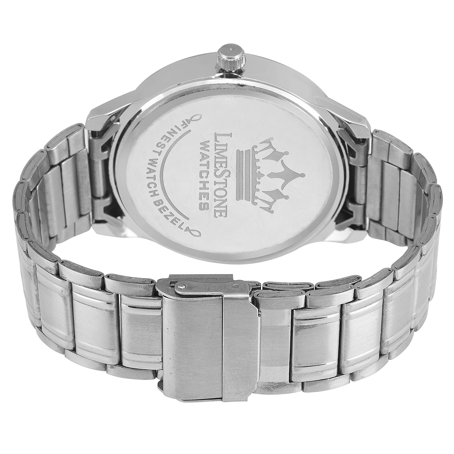 limestone analogue silver dial men's & boy's watch - ls2704