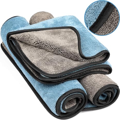 Amazon Com Relentless Drive Microfiber Towels For Cars 15 X 17 Gsm 600 3 Pack Lint And Scratch Free Car Drying Towel Extra Thick Microfiber Car Towels Drying Towels For Cars