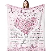 Xufudy Regalos para Mama, Mexican Mom Gifts, Regalos para Mama en Español, Gifts for Mom in Spanish Blanket 50"x60", Mamá Gifts