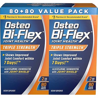 Osteo Bi-Flex Osteo bi-flex triple strength, 80 Count, Twin Pack