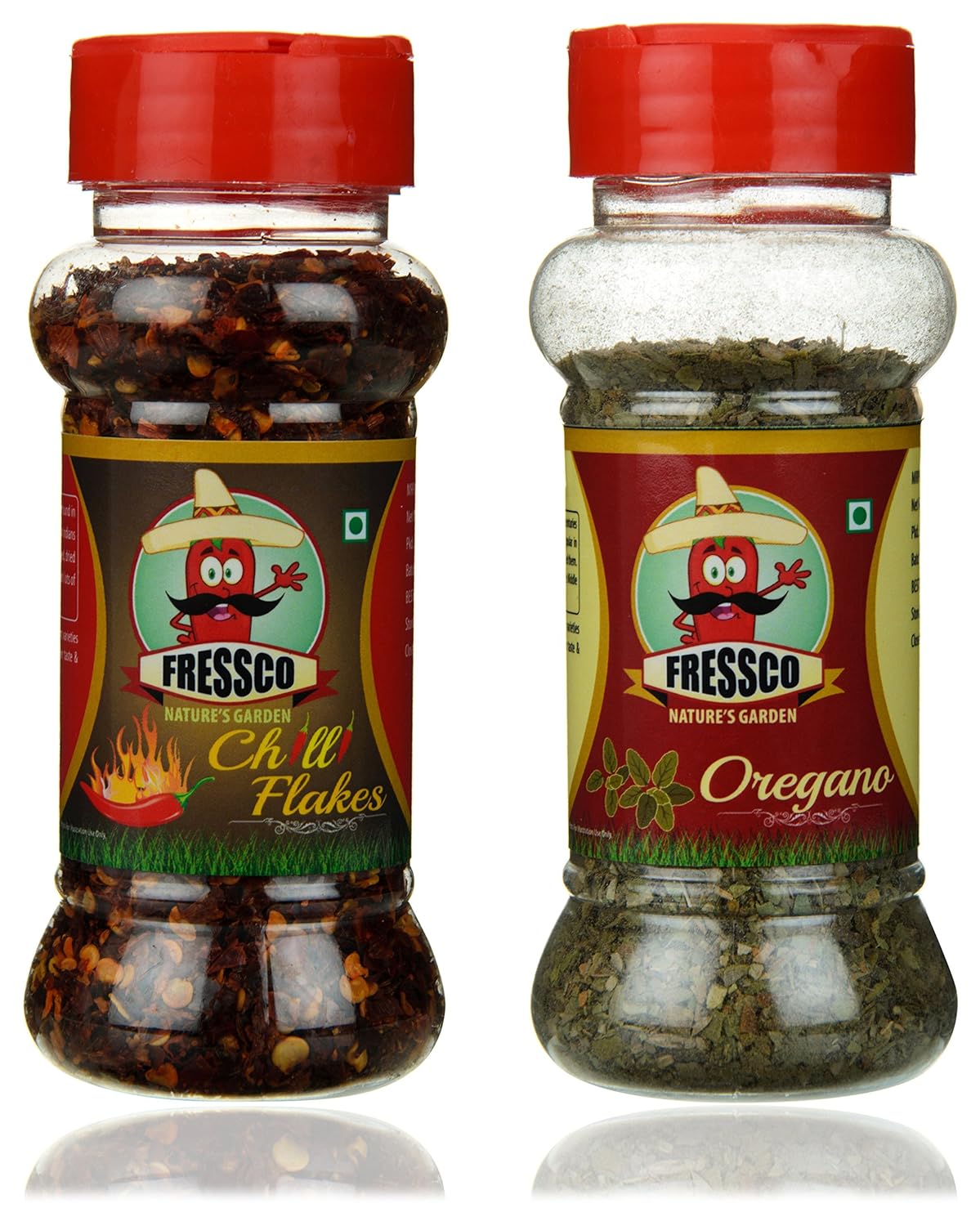 Fressco Nature's Garden Chilli Flakes and Oregano, 70 Grams of 2