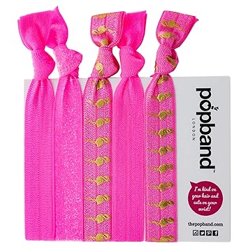 Amazon Com Popband London Hair Tie Flamingo For All Day