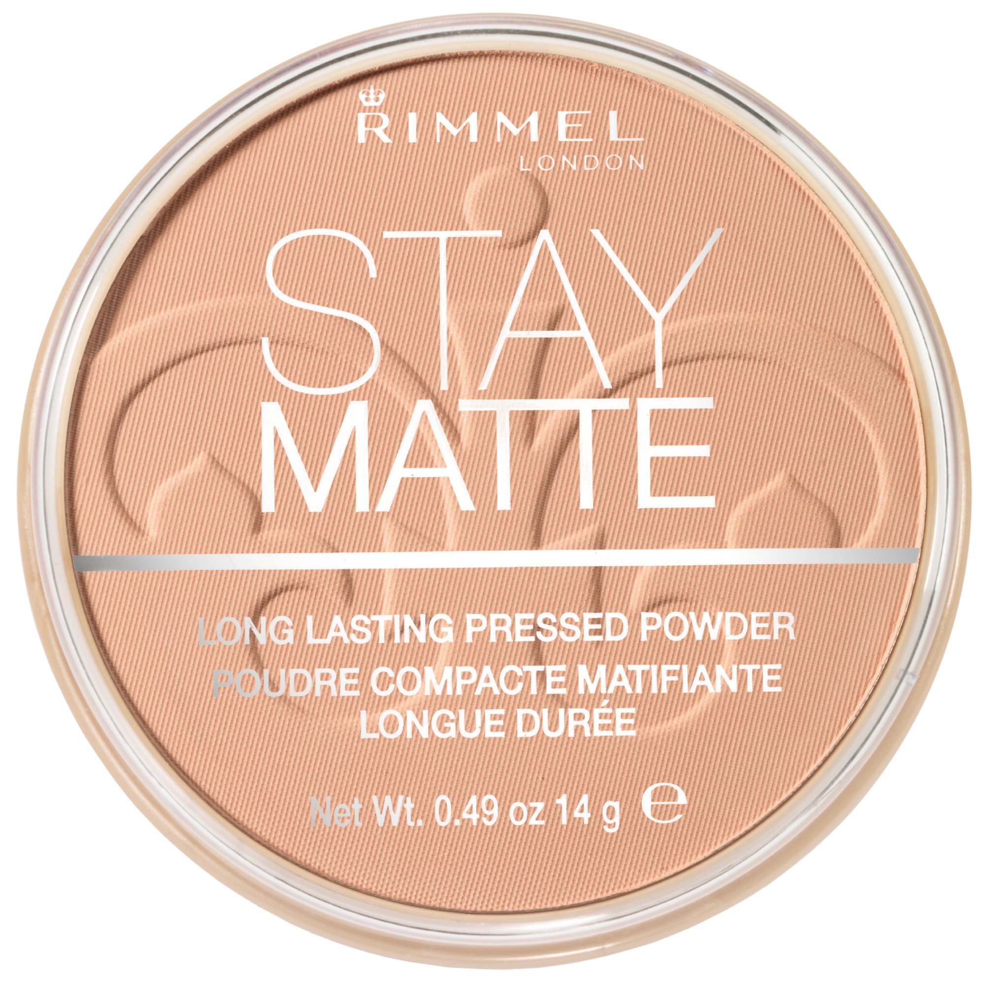 Rimmel Stay Matte Pressed Powder, Silky Beige, 0.49 Fluid Ounce