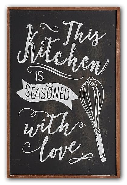 Print Ocean This Kitchen Is Wall Sign (Wooden, 20 cm x 30 cm) (8x12)