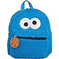 Sesame Street Elmo and Cookie Monster Mini Backpacks for Toddler, Boys, and Girls, School or Travel