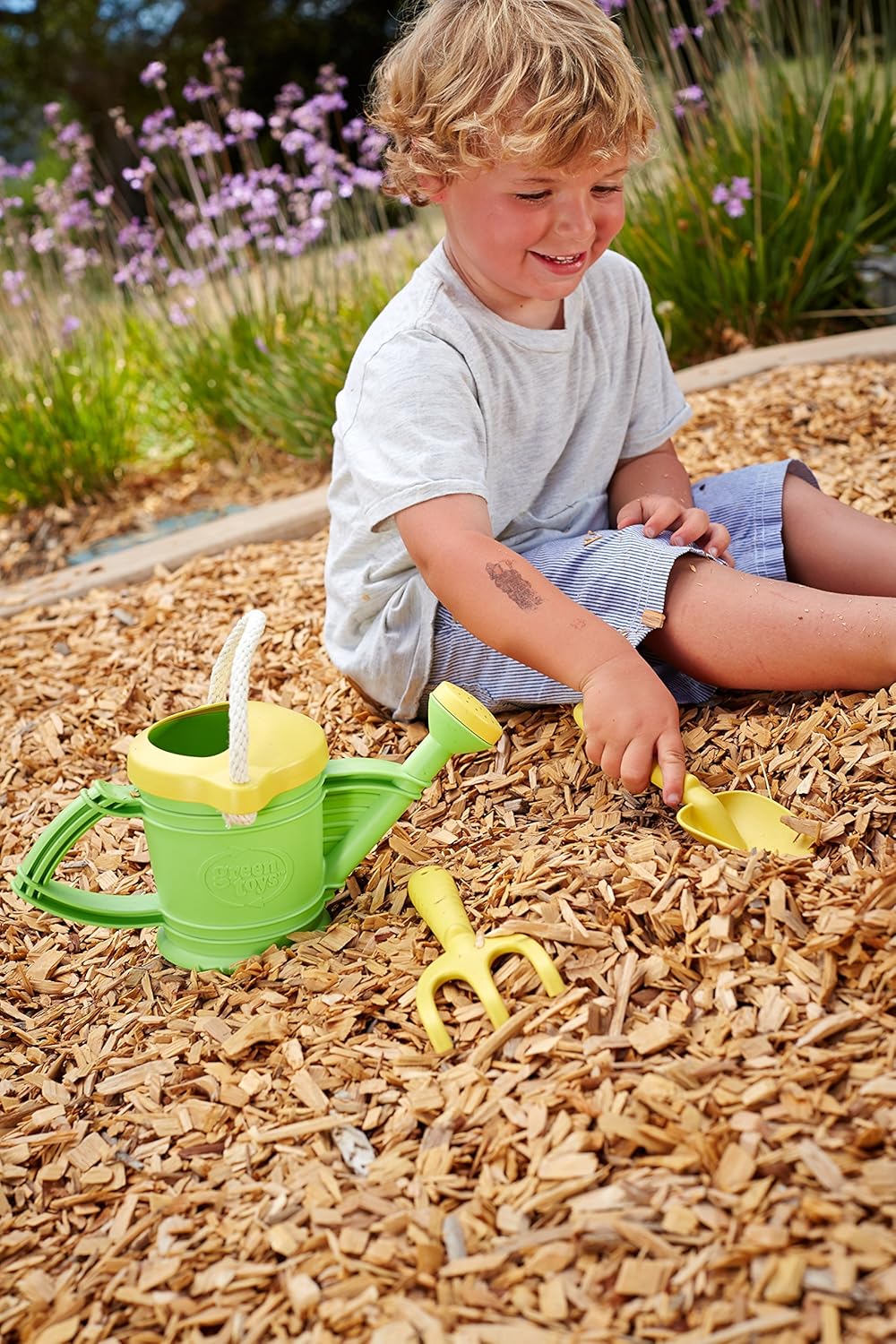 Green Toys Watering Can Toy, Green: Toys & Games