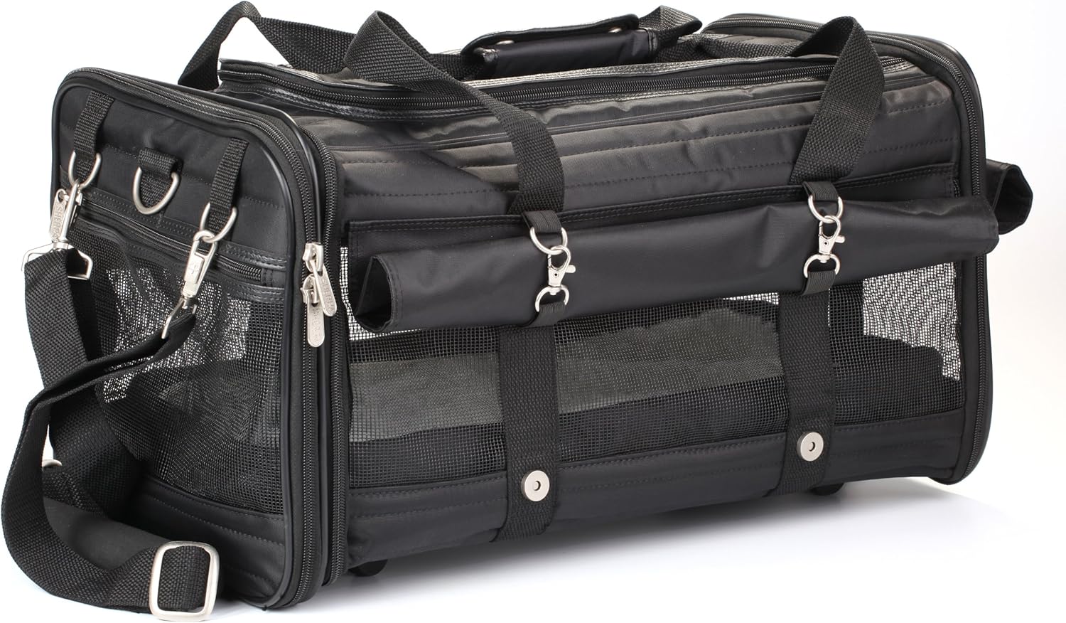 Sherpa on Wheels Pet Carrier, Large, Black : Soft Sided Pet Carriers : Pet Supplies