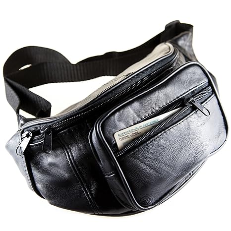 Leder Bauchtasche / Hüfttasche / butterweiches Leder / Outdoor / Tracking