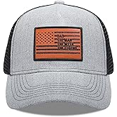 Trucker Hat for Men Dad The Man Myth Legend American Flag Hat, Best Dad Fathers Day Birthday Christmas Xmas Gifts