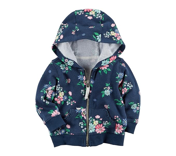 girls floral hoodie