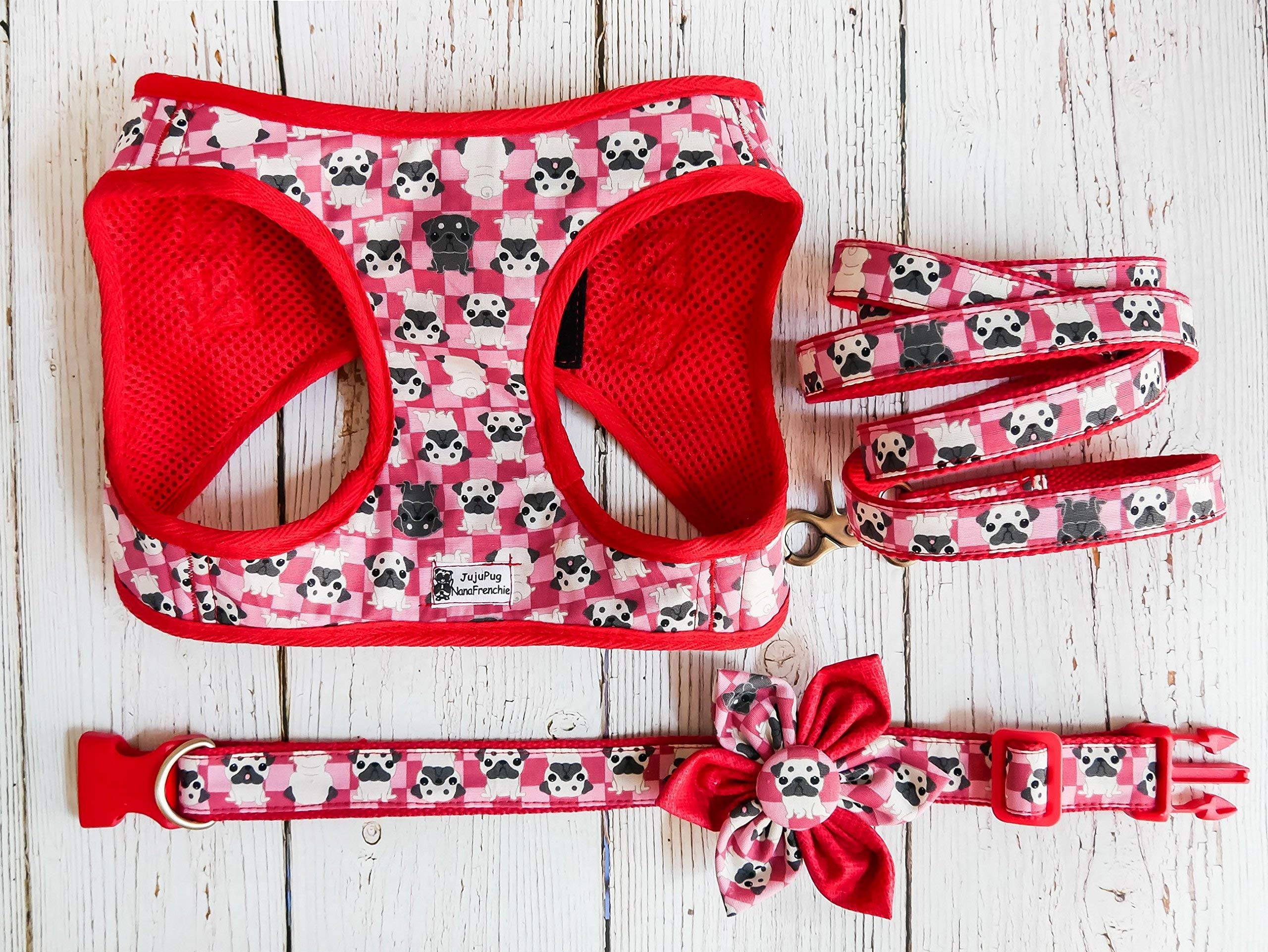 Pug Harness Vest Handmade Custom dog harness Pricepulse