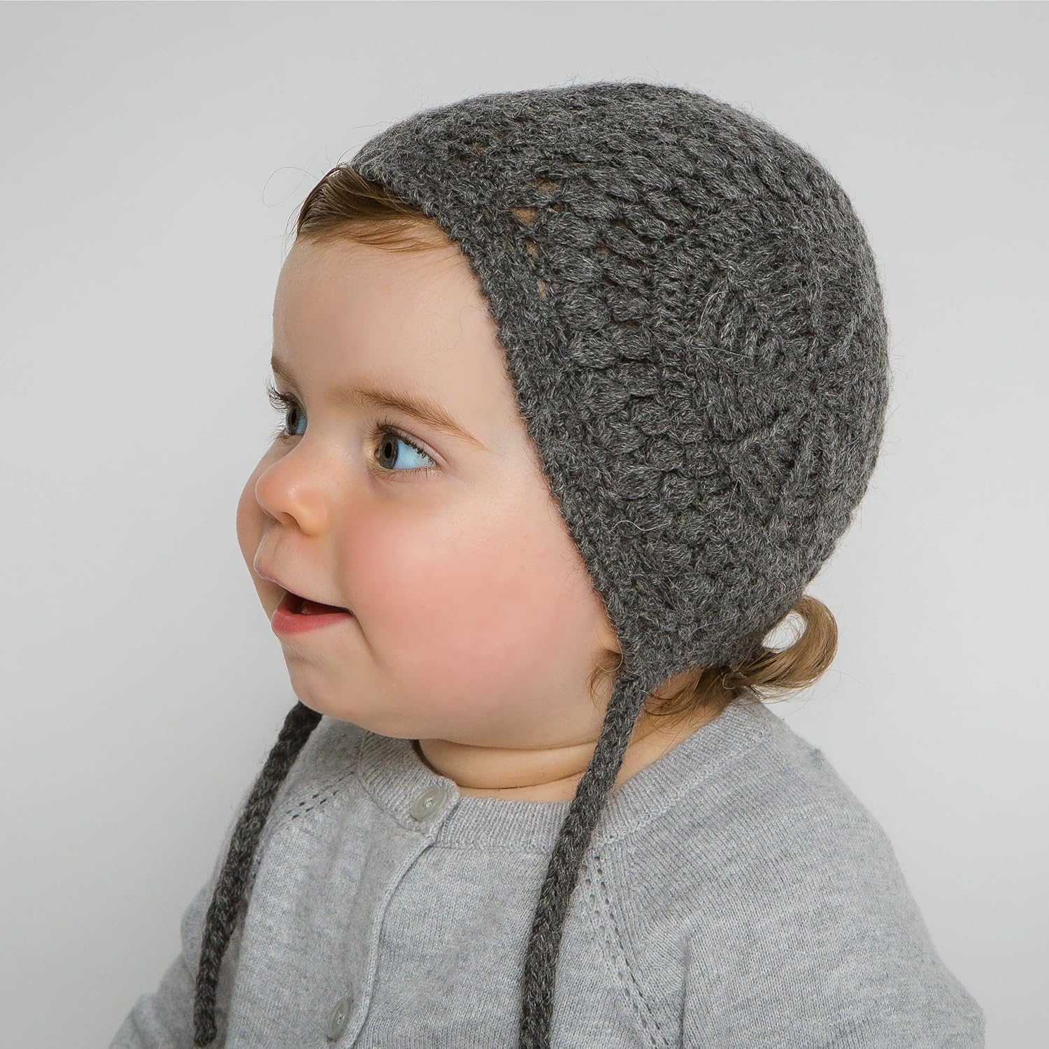 gray infant hat