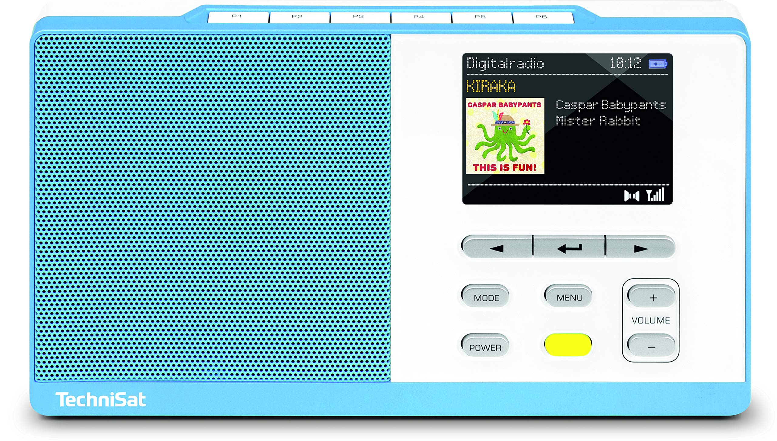 TechniSat DIGITRADIO KIRA 1, brightblue/white UKW/DAB+ Radio