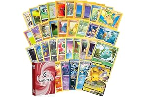 Ultra Rare Bundle | 60 Cards | for Pokemon Card Collectors | 10x Holo Cards & 1x Ultra Rare Guaranteed, Legendary, EX, GX, V, VMAX, or VSTAR | Bundled w/GRAVITY BOOSTERS Deck Box
