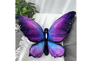 Kobataro Butterfly Decorations Pillow Decorative Throw-Pillow Stuffed Animal Plush Gifts for Women Decor for Room Home Garden 24.4" x 16.5"