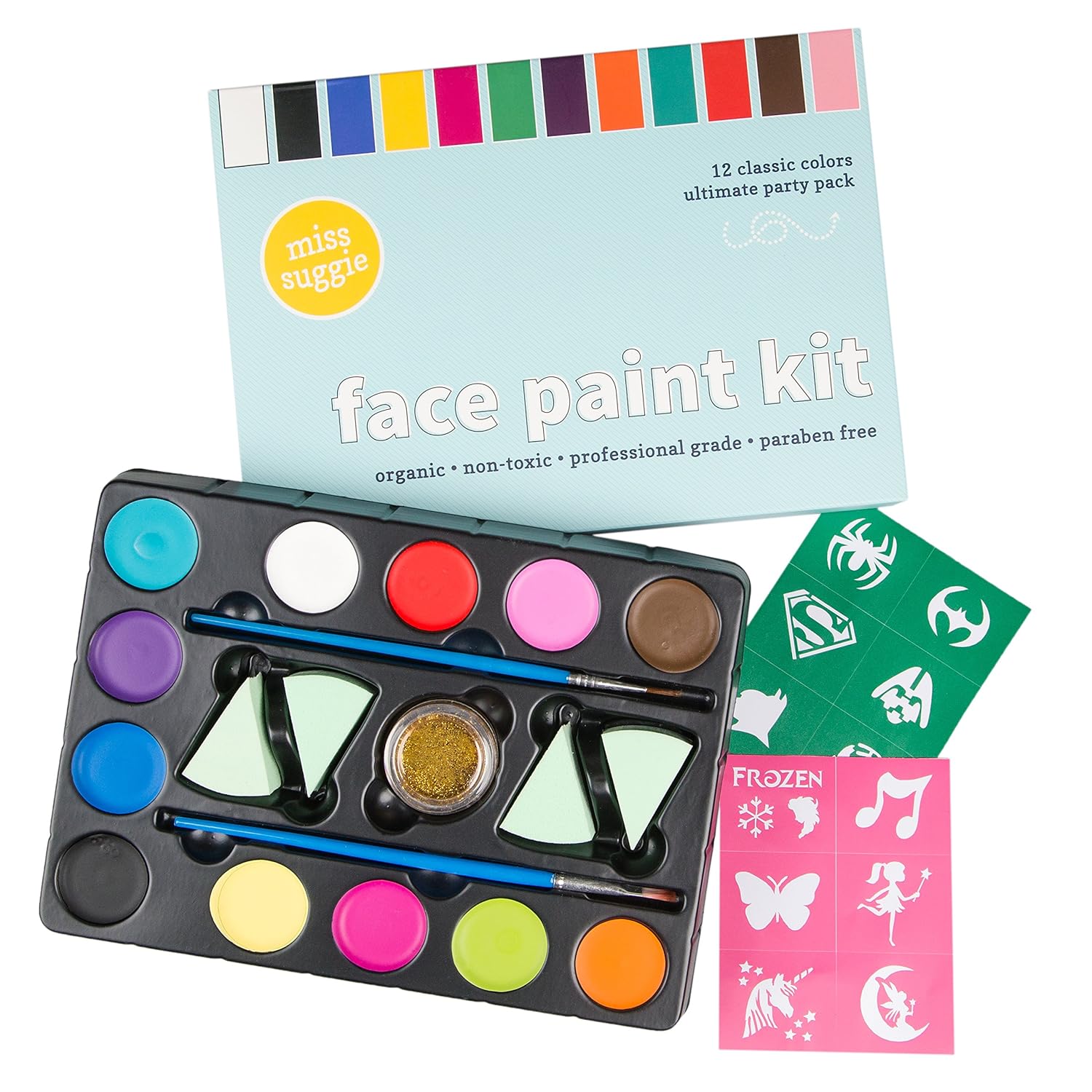 Amazoncom Miss Suggie Face And Body Paint Kit Safe For Baby Kids