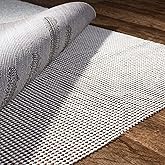 JONATHAN Y PAD200A-4 Ultra Stop Rug Pad 4 ft. x 6 ft. Area Rug, Solid, Casual, Latex Free, PVC-Coated Polyester, .25" Thick, 