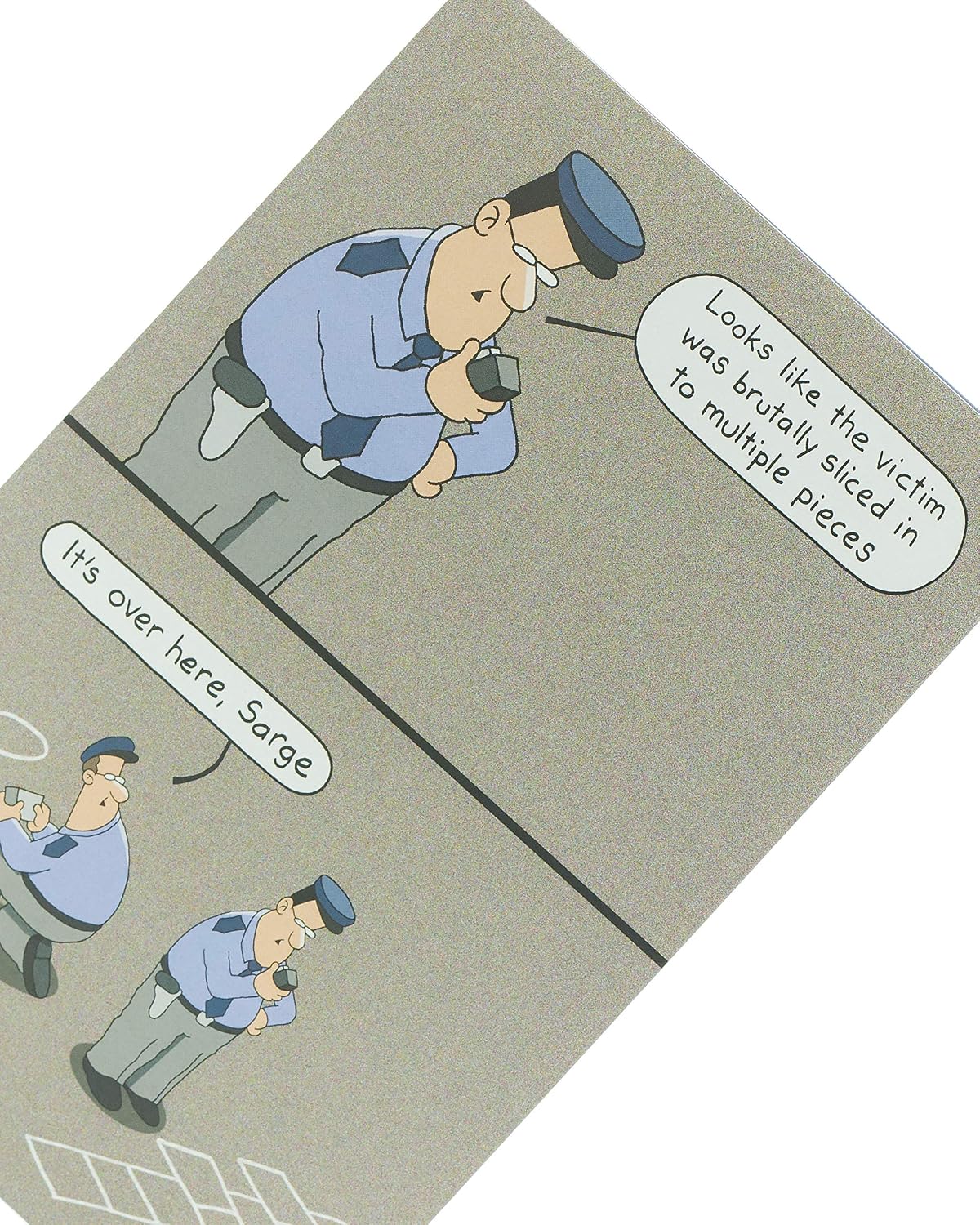 UK Greetings Birthday Card for Him/Friend - Police Joke Design, Neutral, 121 mm x 184 mm - Image 5
