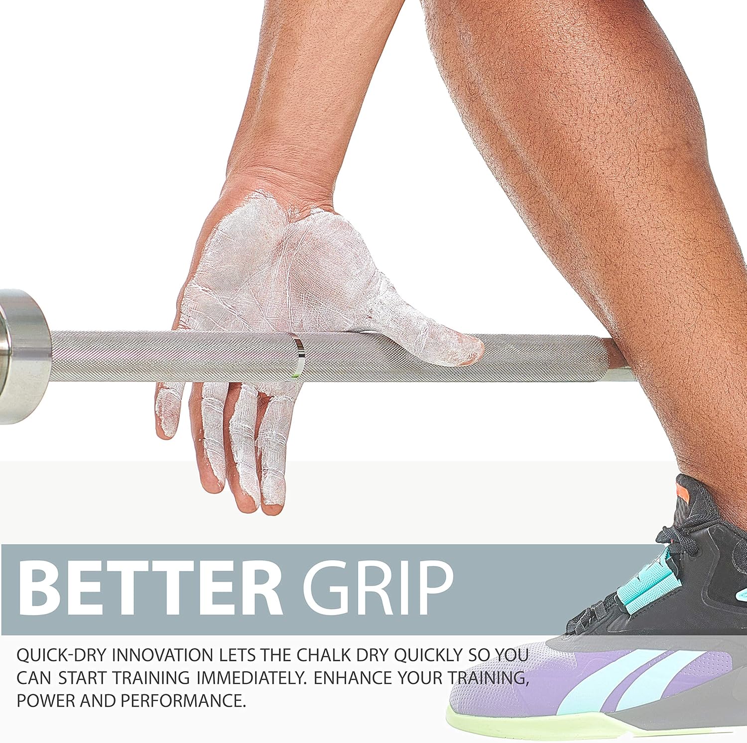 WARM BODY COLD MIND Liquid Chalk Improves Grip for Crossfit, Weightlifting, Powerlifting, Deadlifting, Gymnastics, Climbing, Pole Dancing, No Mess (250ml) : Sports & Outdoors