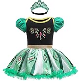 Dressy Daisy Infant Baby Girl Princess Dress Costume Romper Tulle Tutu Fancy Birthday Halloween Bodysuit Outfit with Headband
