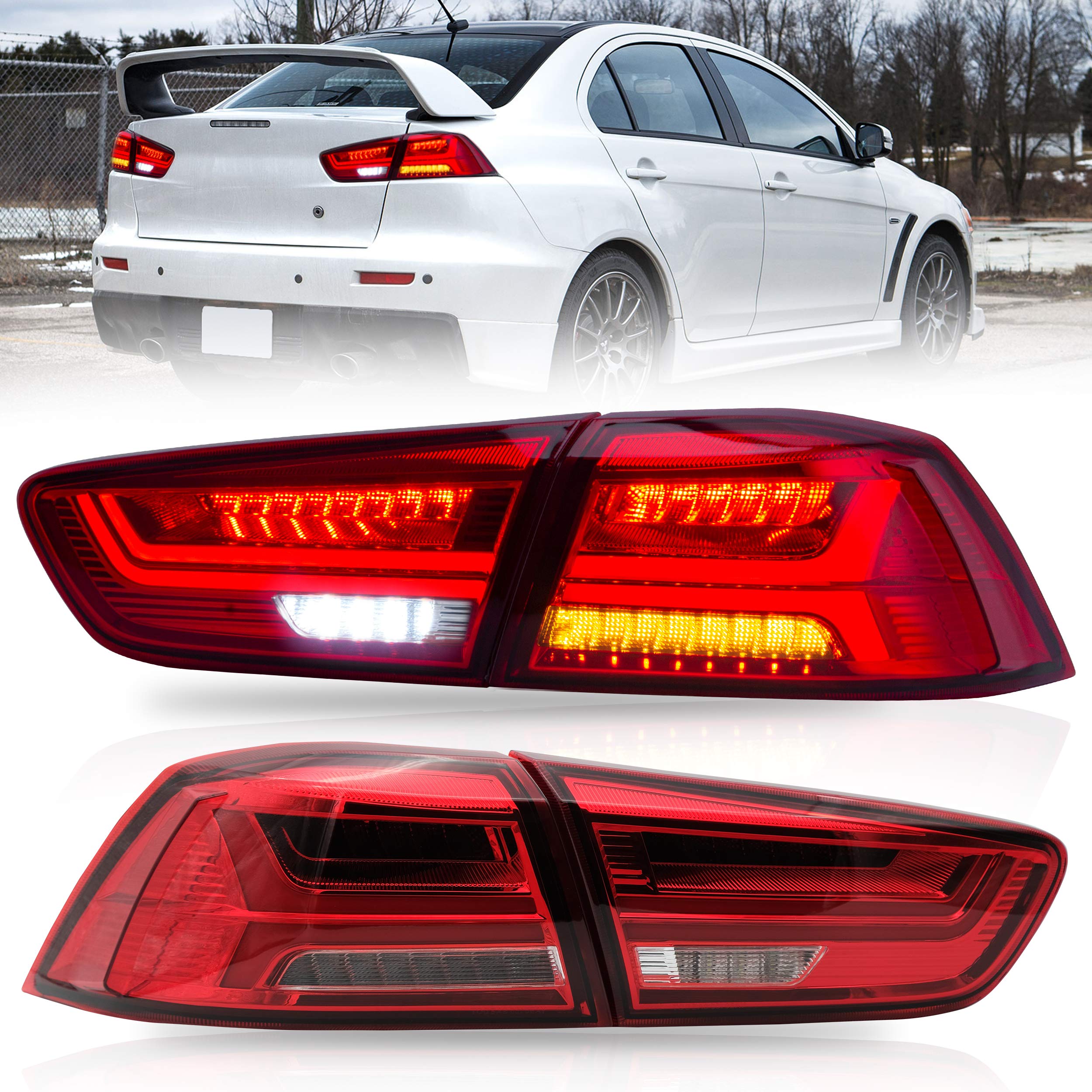 VLAND LED Tail lights Assembly Fit for Mitsubishi