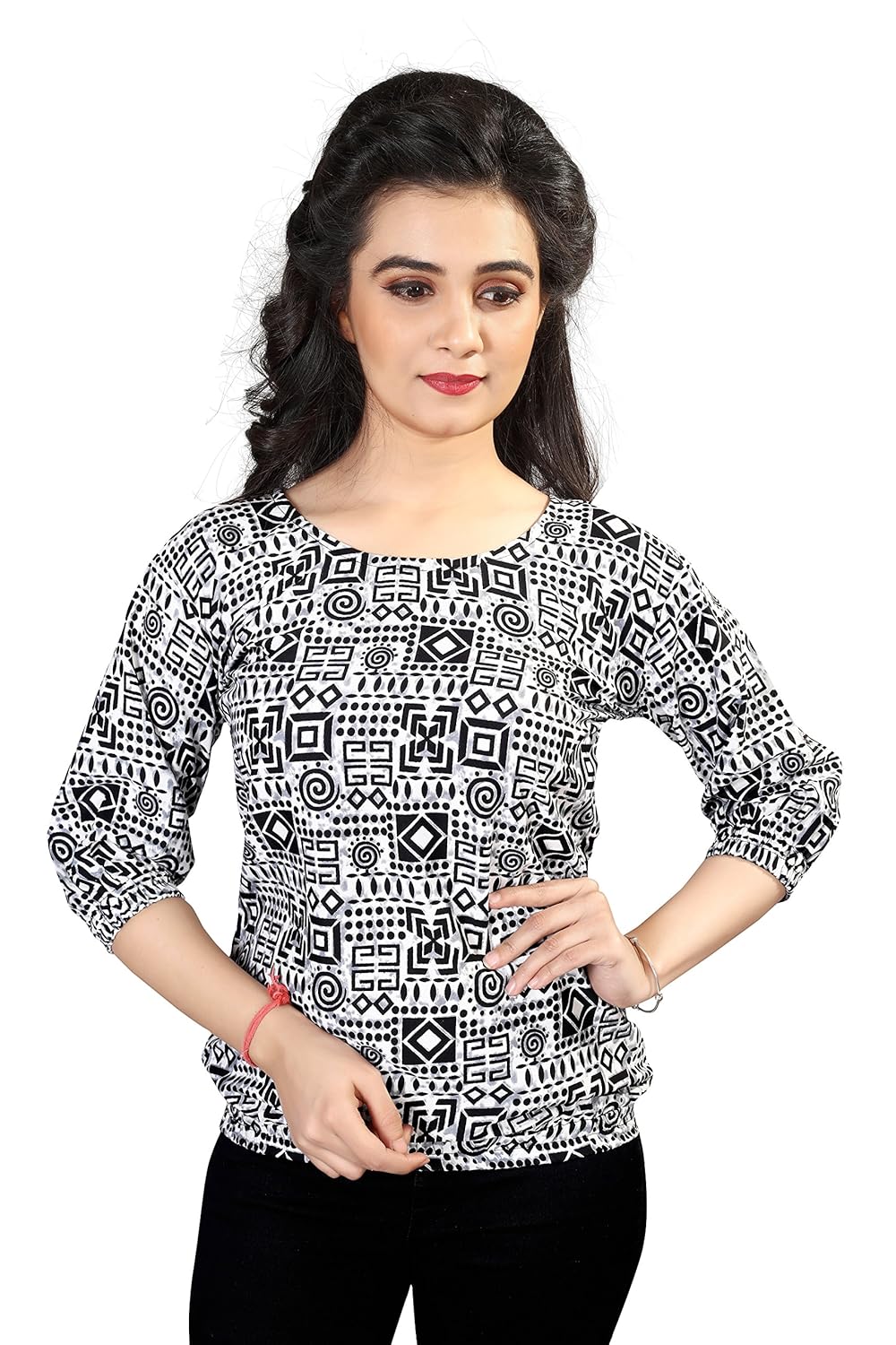 new ethnic 4 you women's western wear top
