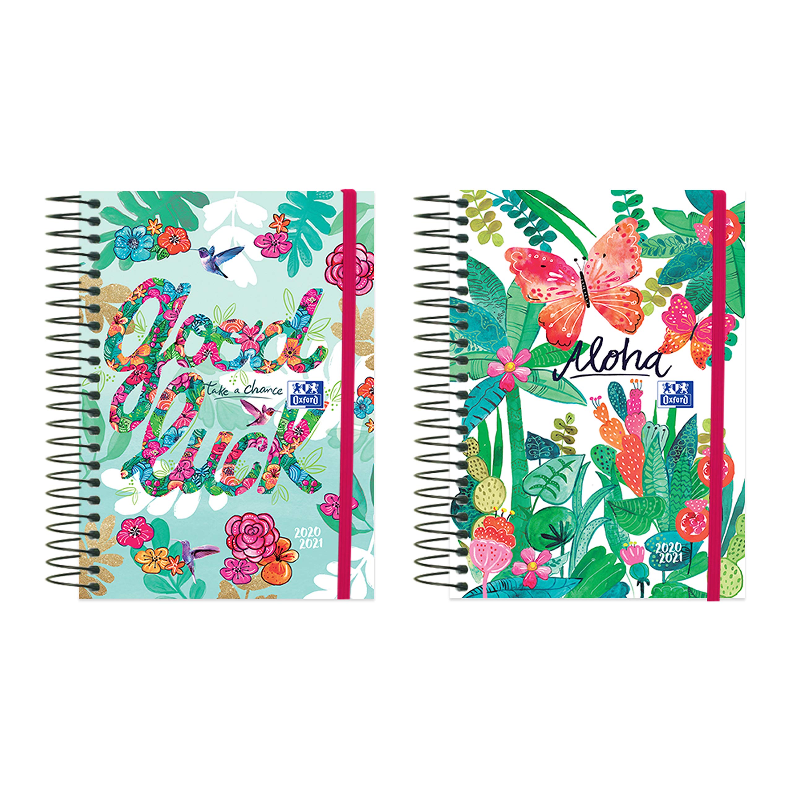 School Diary 2020/2021 Oxford Day to View Collection Jungle Assorted