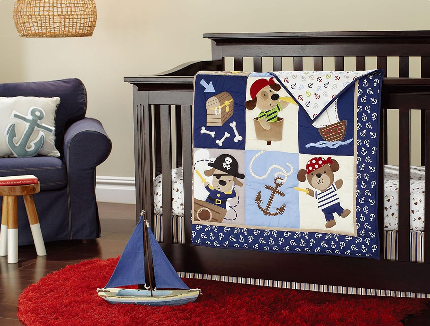 pirate crib sheets