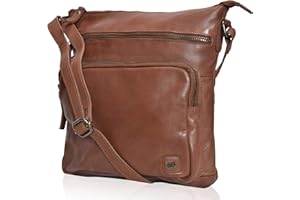 WISE OWL ACCESSORIES Real Leather Crossbody Bags Purses for Women Shoulder Handbags Crossover Handmade Stylish Trendy Pocketbook