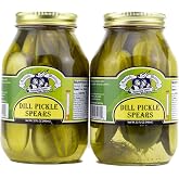 Amish Wedding Dill Pickle Spears 32oz (Pack of 2)