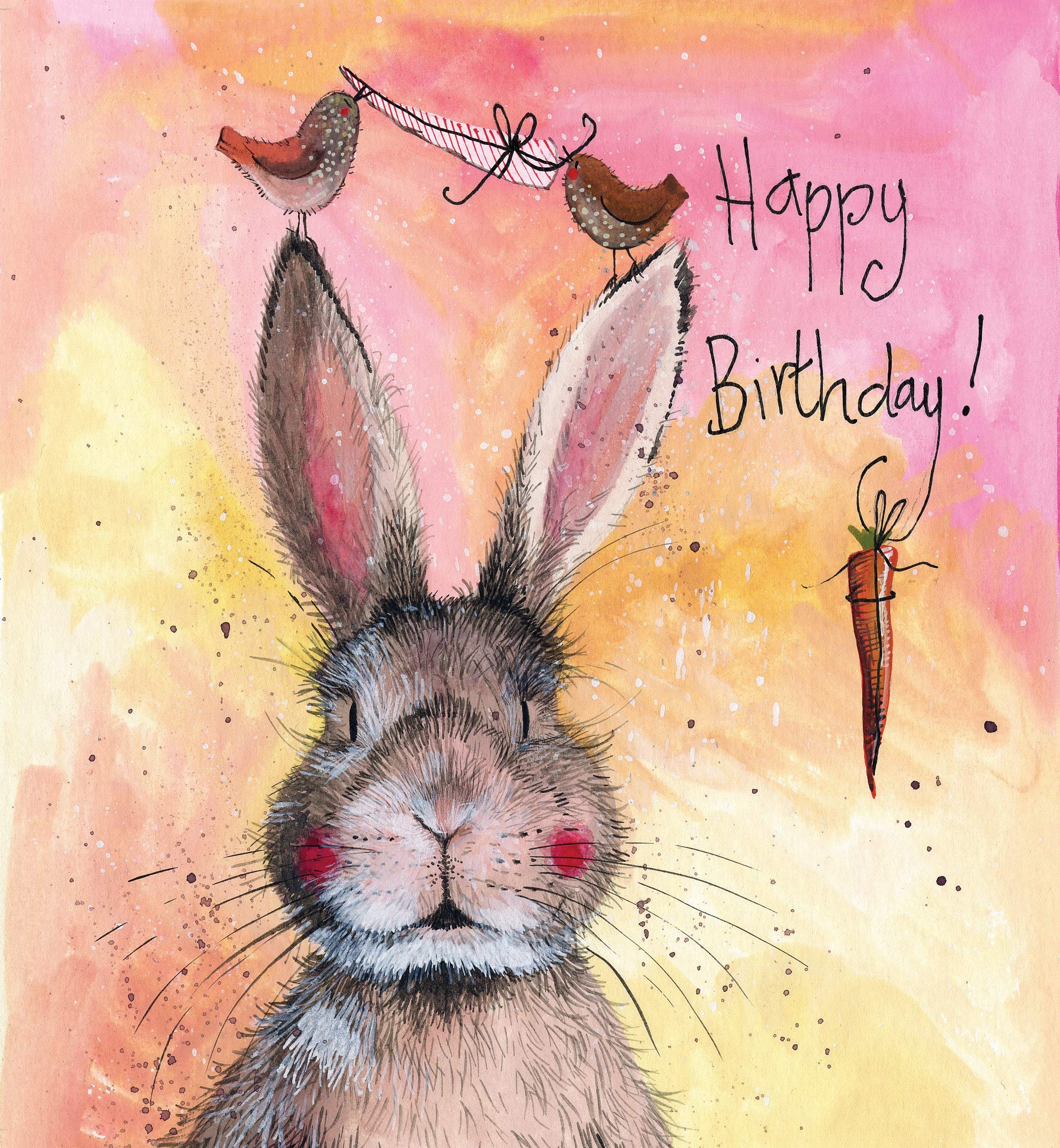 ALEX CLARK Hannah Hare Birthday Card
