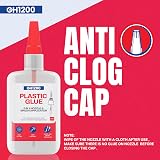 GH1200 2-IN-1 Plastic Glue with Brush & Nozzle, Quick Bonding view 8