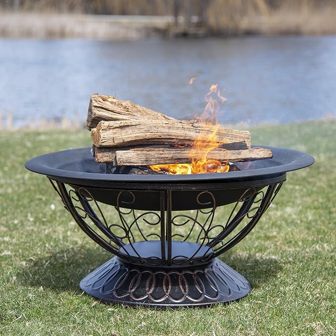 Cobraco Fb8001 Aegean Steel Fire Pit Fire Pits Outdoor