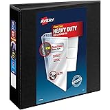 Avery Nonstick Heavy-Duty EZD Reference View 3 Inch Black Binder (79693)