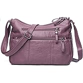 VOLGANIK ROCK Purses for Women Soft PU Leather Shoulder Bag Ladies Crossbody Purse and handbags Lightweight Pocketbook