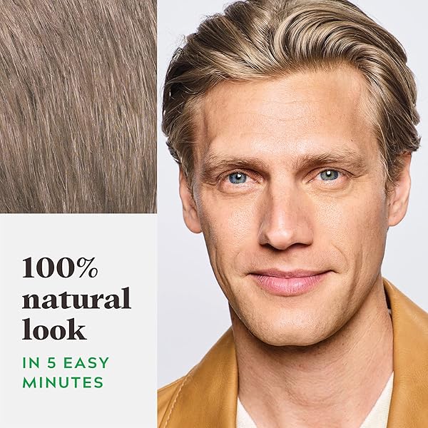 JUST FOR MEN SHAMPOO-IN COLOR (FORMERLY ORIGINAL FORMULA), MENS HAIR COLOR WITH KERATIN AND VITAMIN E FOR STRONGER HAIR – DARK BLOND/LIGHTEST BROWN, H-15, PACK OF 1