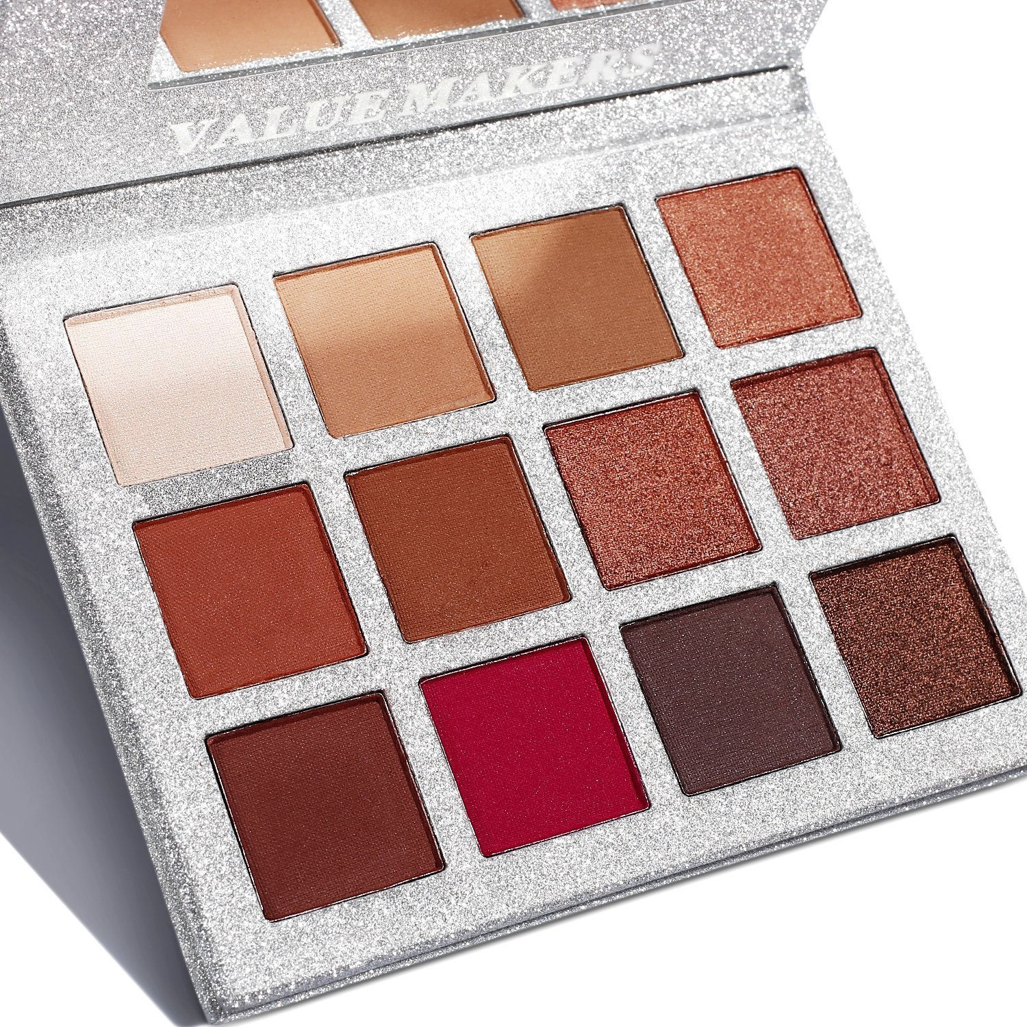 Eyeshadow Makeup Palette, Valuemakers 12 Colors Waterproof & Ultra Pigmented Make-up Eye Shadows - Matte and Shimmer EyeShadow Powder Cosmetic Makeup Set- Vegan and Cruelty Free