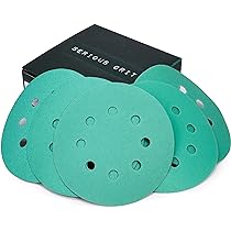 Serious Grit 14-Loch Schleifblätter – 80er Körnung, Passt Auf Festool RTS 400 & Mirka DEOS (50er Pack)