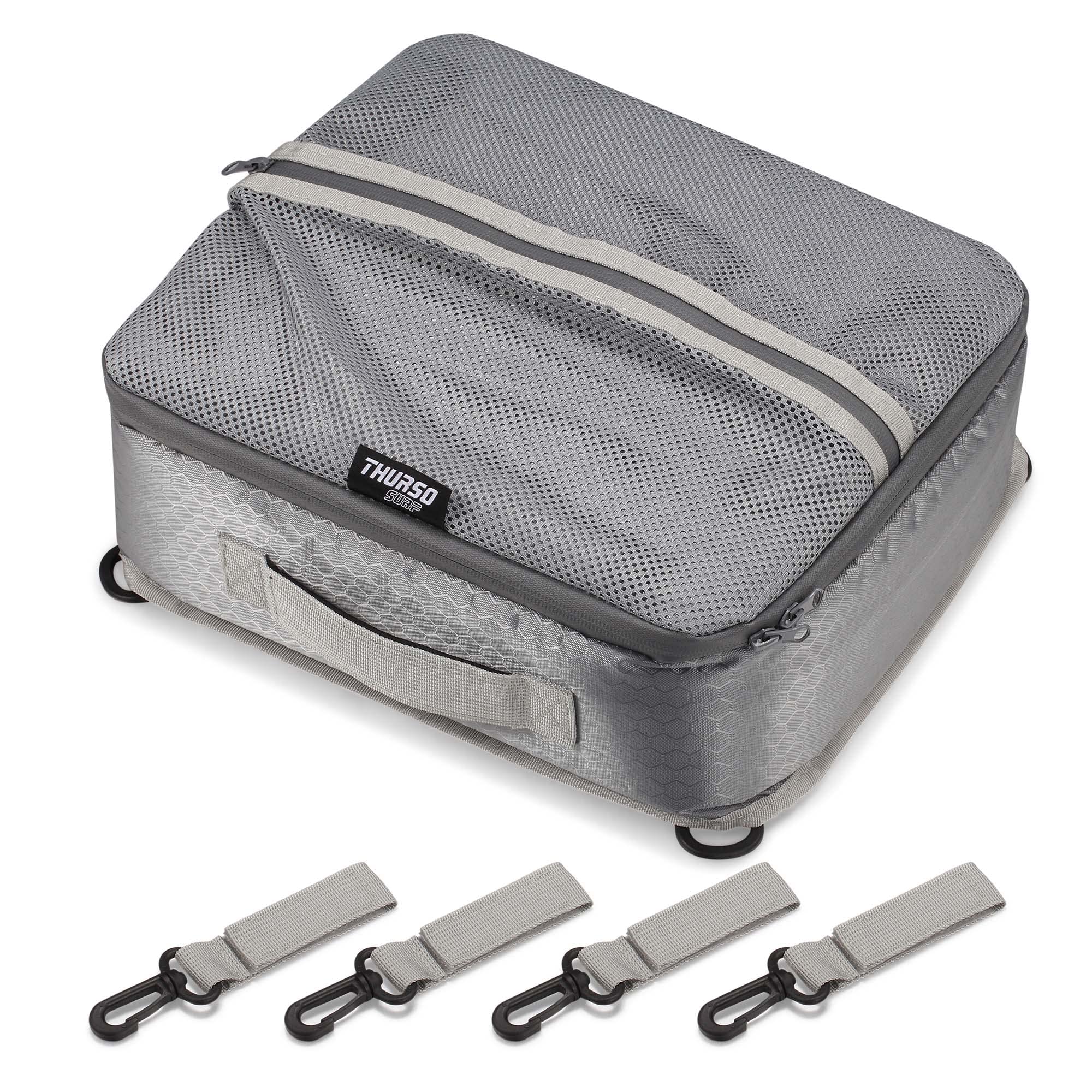 Photo 1 of THURSO SURF Paddleboard Cooler Deck Bag – Water-Resistant Portable Insulated Soft Cooler with Mesh Top Pocket for SUP, Kayak, and Camping | Fits 10 Cans | Slate
