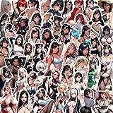 Anime Waifu Stickers 50 PCS – 3-Inch | Cute Anime