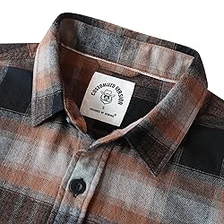 Dubinik®Mens Flannel Shirts Long Sleeve Flannel