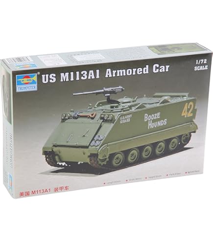 Amazon.com: Trumpeter 1/72 US M113A2 Armored Personnel Carrier