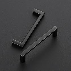 Ravinte 15 Pack Matte Black Cabinet Pulls Slim