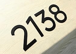 Self Adhesive House Number 5 Inch House Numbers for