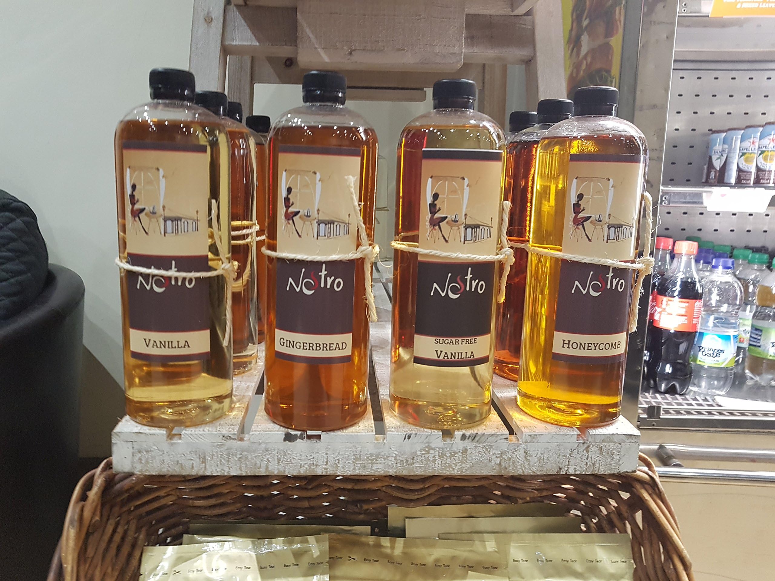 Nostro Cafe Costa Coffee Flavouring Syrups 250ml / 1 Litre Gift Bottles Set (Toasted Mashmallow, 1 Litre)